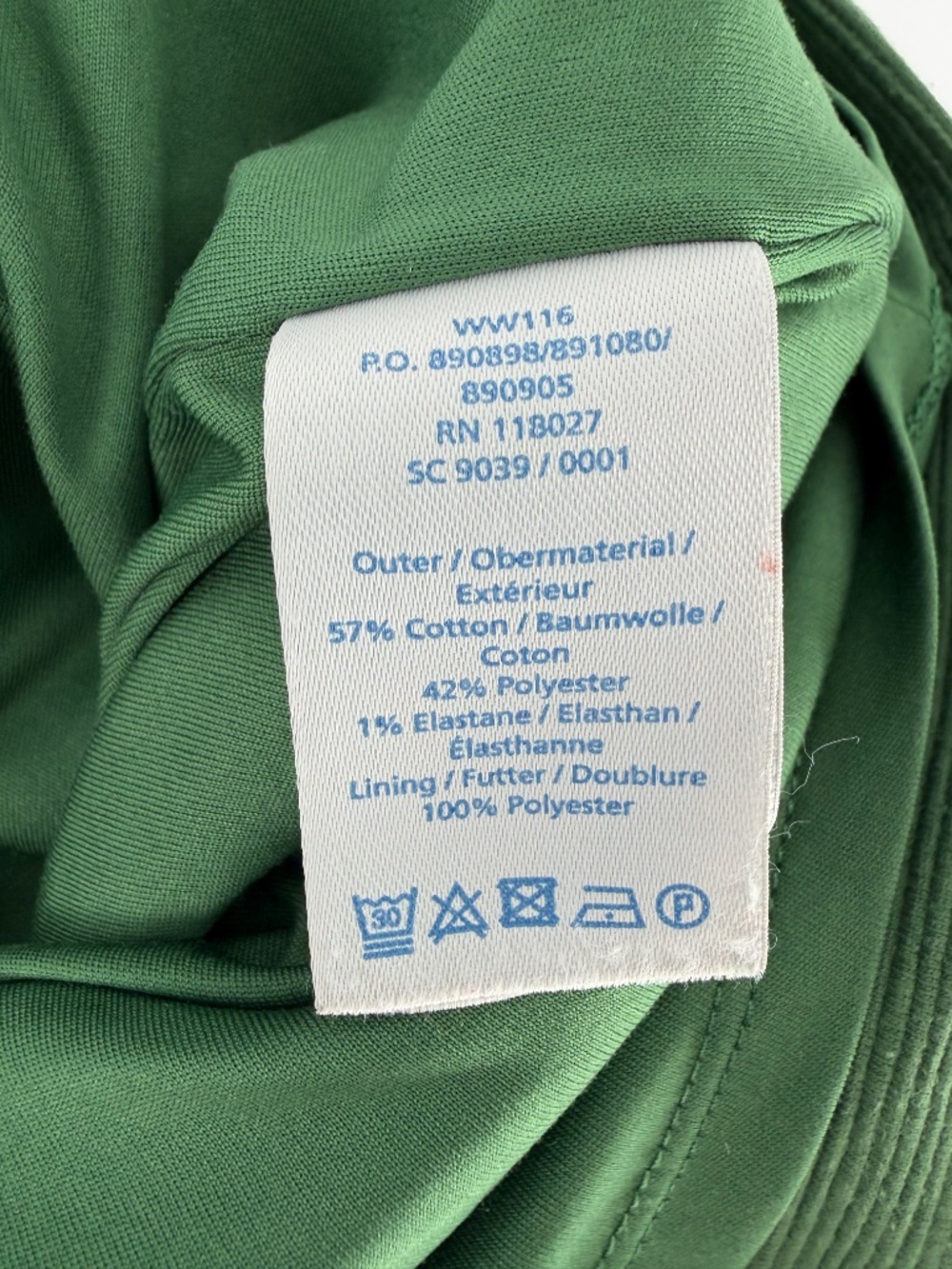 Boden Green Textured Ribbed Ottoman Knit Short Sleeve Sheath Dress 4P - Picture 3 of 8